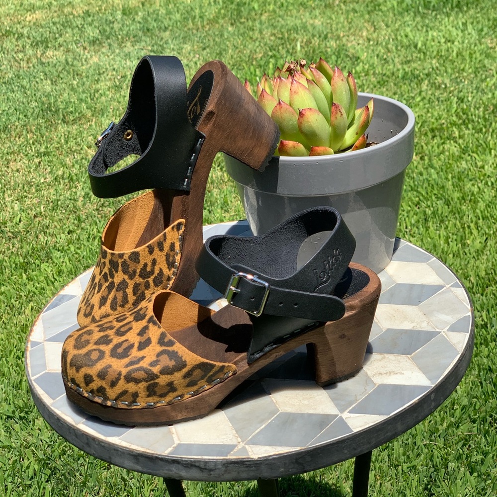 Cheetah Clogs